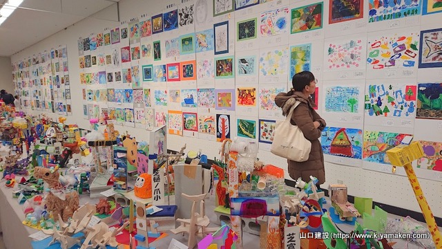 息子の作品が埼玉県児童生徒美術展の地区展覧会に優秀作品として入選しました。