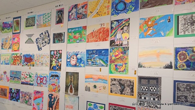 息子の作品が埼玉県児童生徒美術展の地区展覧会に優秀作品として入選しました。