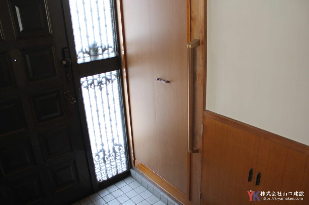 「お庭から失礼します」毎朝職人さんの届けてくれる新聞に感激しました。（練馬区 Y様邸）