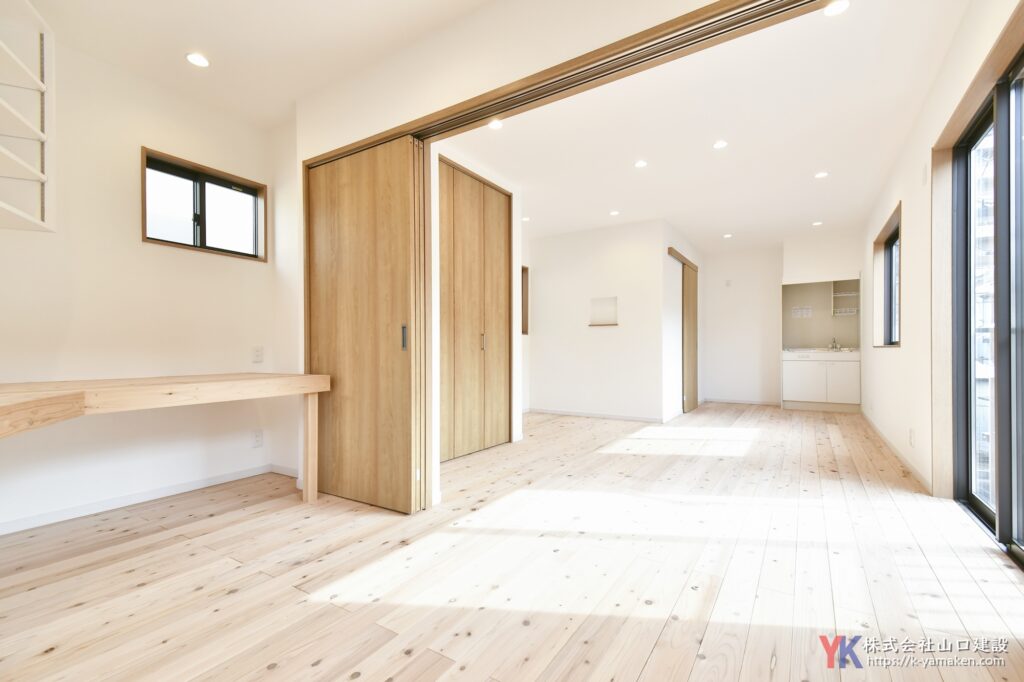 築46年の工場兼住居が、木が香る無垢のフローリングを使った自然派リフォームで新築のように生まれ変わりました。（板橋区 S様邸）