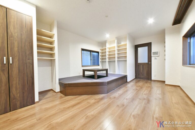 多くの収納を備え、隠れたスペースを最大限活用するように各お部屋にはロフトで空間を創り出しました。（世田谷区 O様邸）