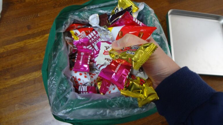 続・チョコレートのつかみ取り。