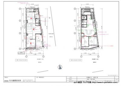 鉄骨3階建て店舗を、しっかりと生活空間を大別した二世帯住居へ （練馬区 KT様邸）