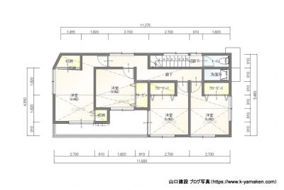 多くの収納を備え、隠れたスペースを最大限活用するように各お部屋にはロフトで空間を創り出しました。（世田谷区 O様邸）