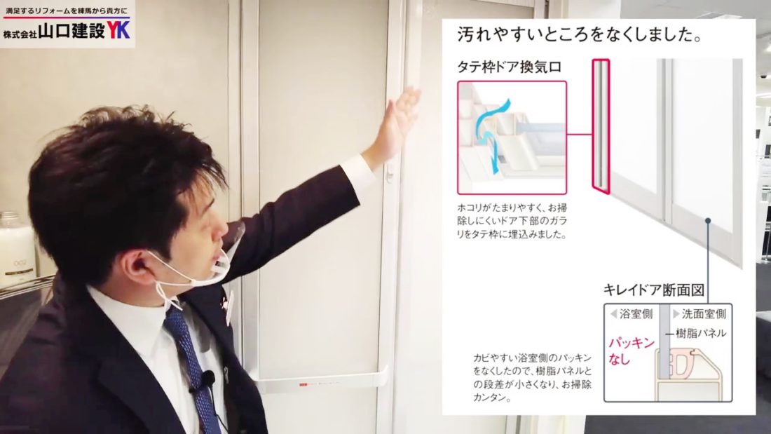 『きれいドア』は見た目がスタイリッシュでお掃除も楽々