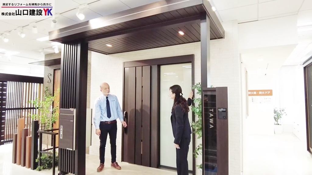 本格的なエクステリアも展示しております!