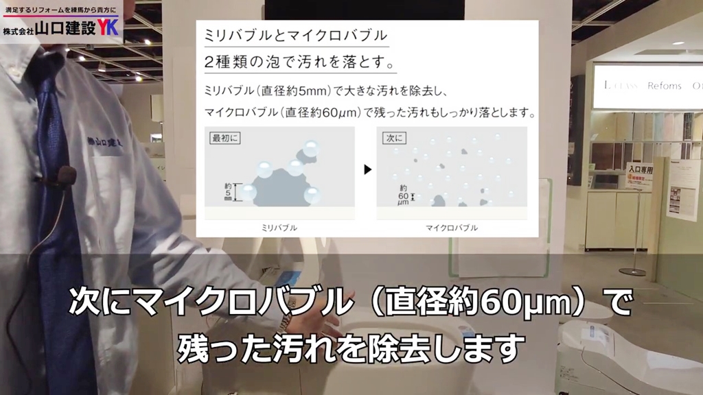 ミリバブル&マイクロバブルで徹底洗浄!