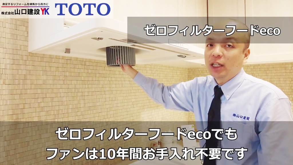 10年お手入れ不要&ファン本体を取り外し可能!
