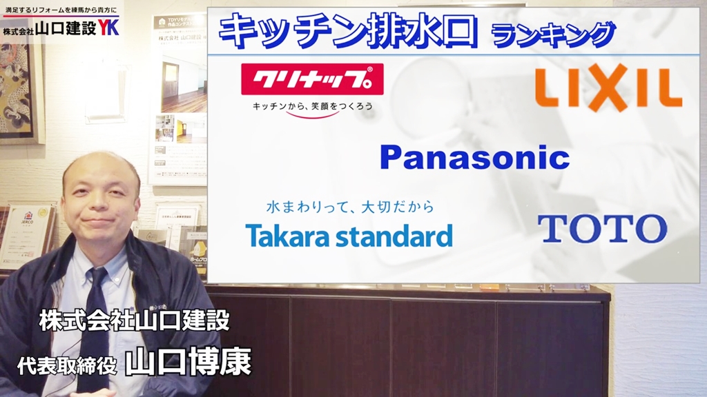 キッチン排水口ランキング(自社You Tubeアンケート調査結果)