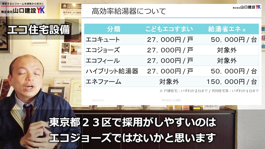 高効率給湯器について