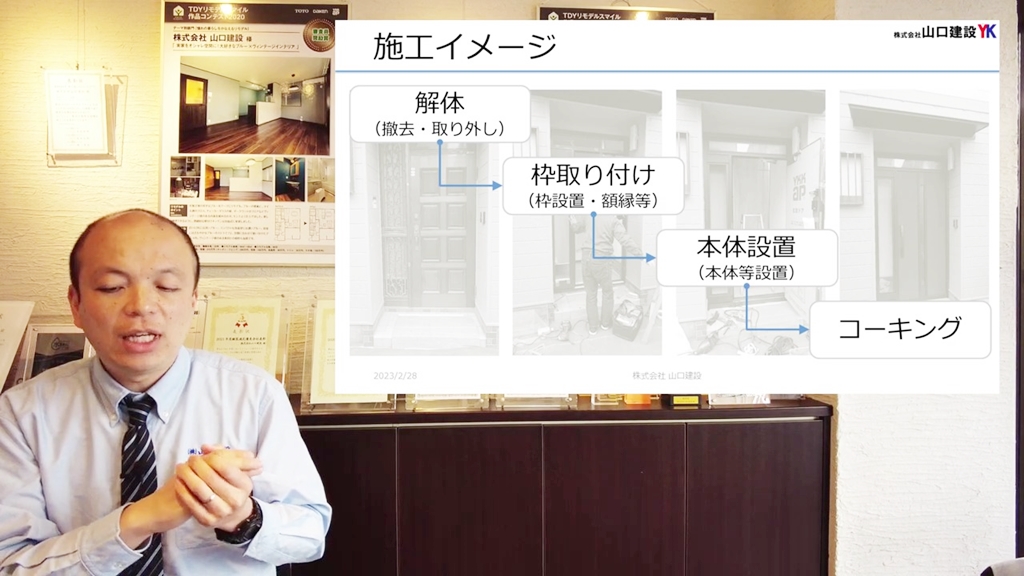 カバー工法の施工イメージについて