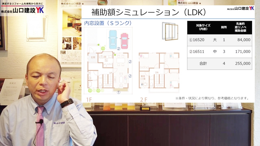 補助額のシミュレーション(LDK)