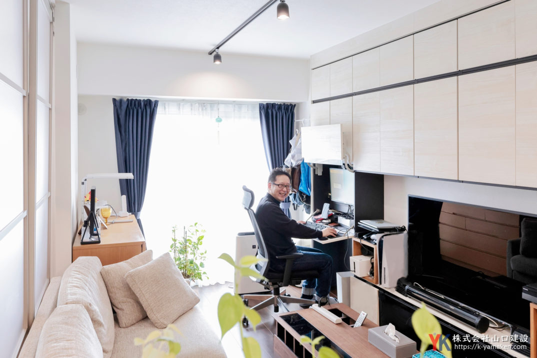 仕事が捗る機能的で快適なお住まいへ。趣味も堪能できて日々に彩りが増えました（板橋区 I様邸）