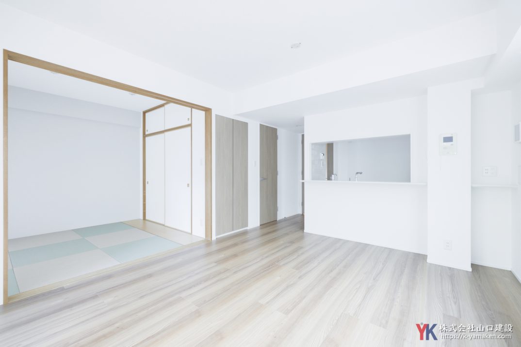 施工後 マンションリフォーム事例|快適な水廻り設備&和モダンな空間で心安らぐひとときを(練馬区 M様邸)