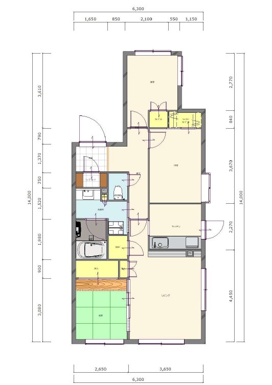 マンションリフォーム事例｜快適な水廻り設備&和モダンな空間で心安らぐひとときを（練馬区 M様邸）