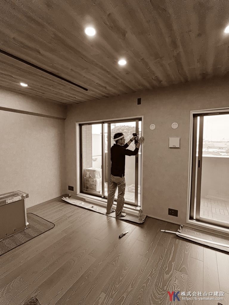 大人テイストなシックモダン×ヴィンテージ感のあるオシャレなマンションリフォーム！デザイン性と機能性を両立した空間に（和光市 M様邸）