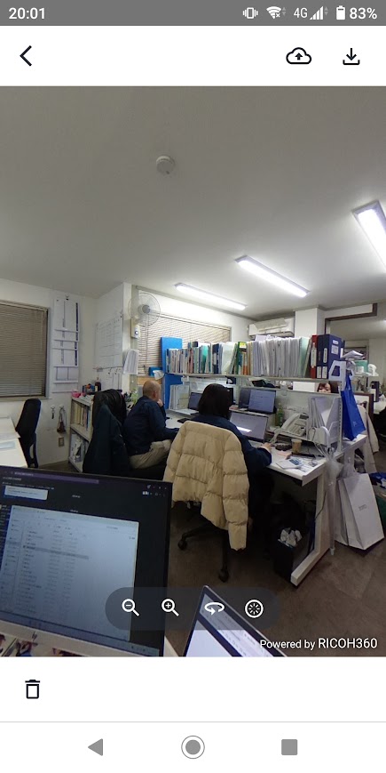 360度カメラであるTHETA利用時のアプリ切替について