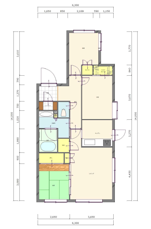 マンションリフォーム事例｜快適な水廻り設備&和モダンな空間で心安らぐひとときを（練馬区 M様邸）