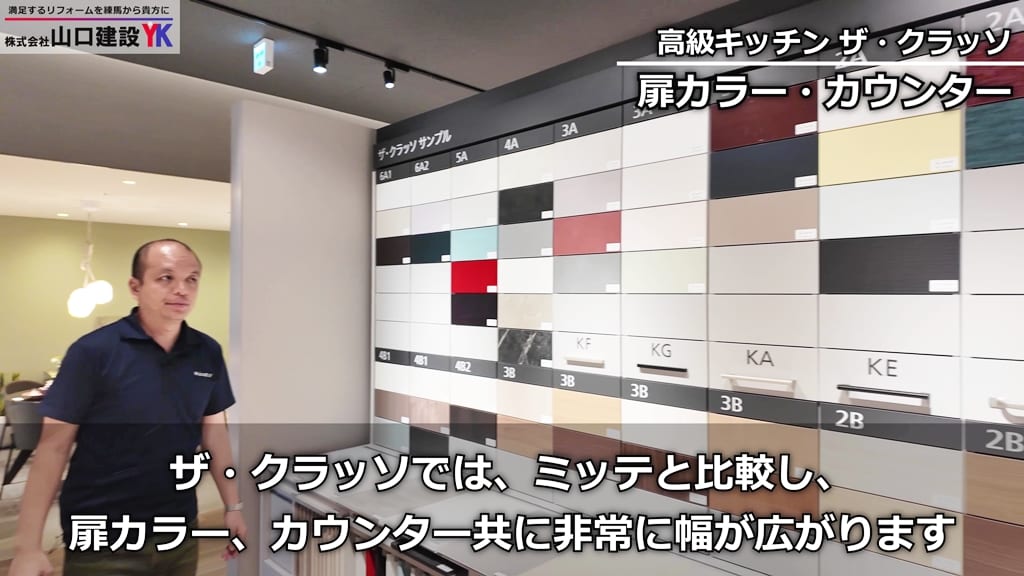 ザ・クラッソの扉柄について