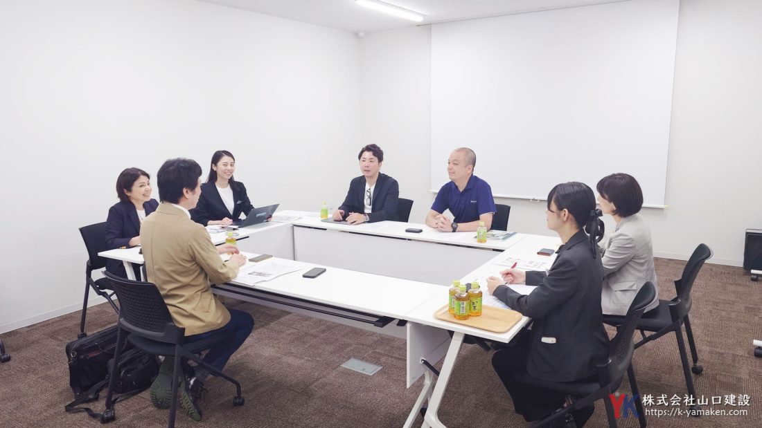 リフォーム産業新聞の取材模様