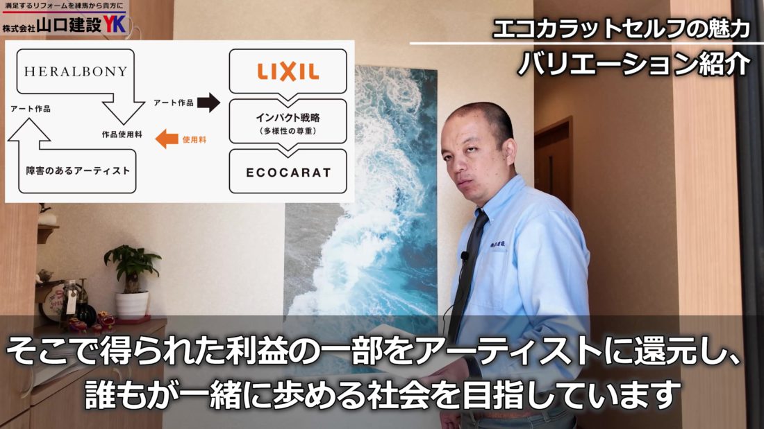 利益の一部はアーティストに還元