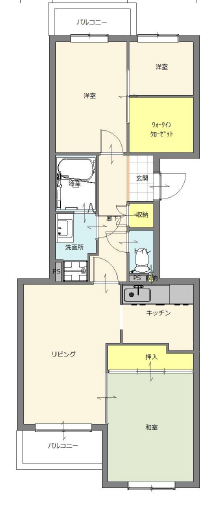 施工前の間取り
