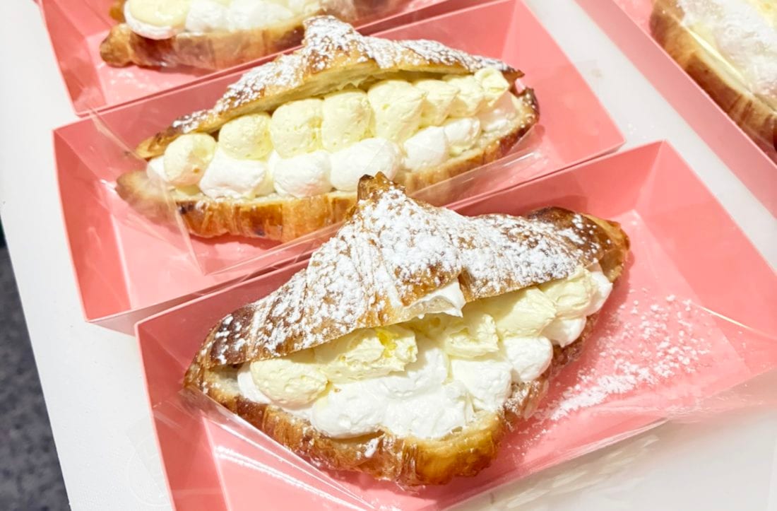 クロワッサンホイップサンドも大好評でした