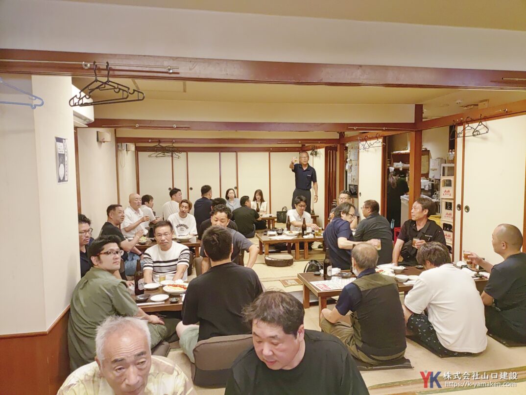 職人、各メーカーと親睦を深める懇親会