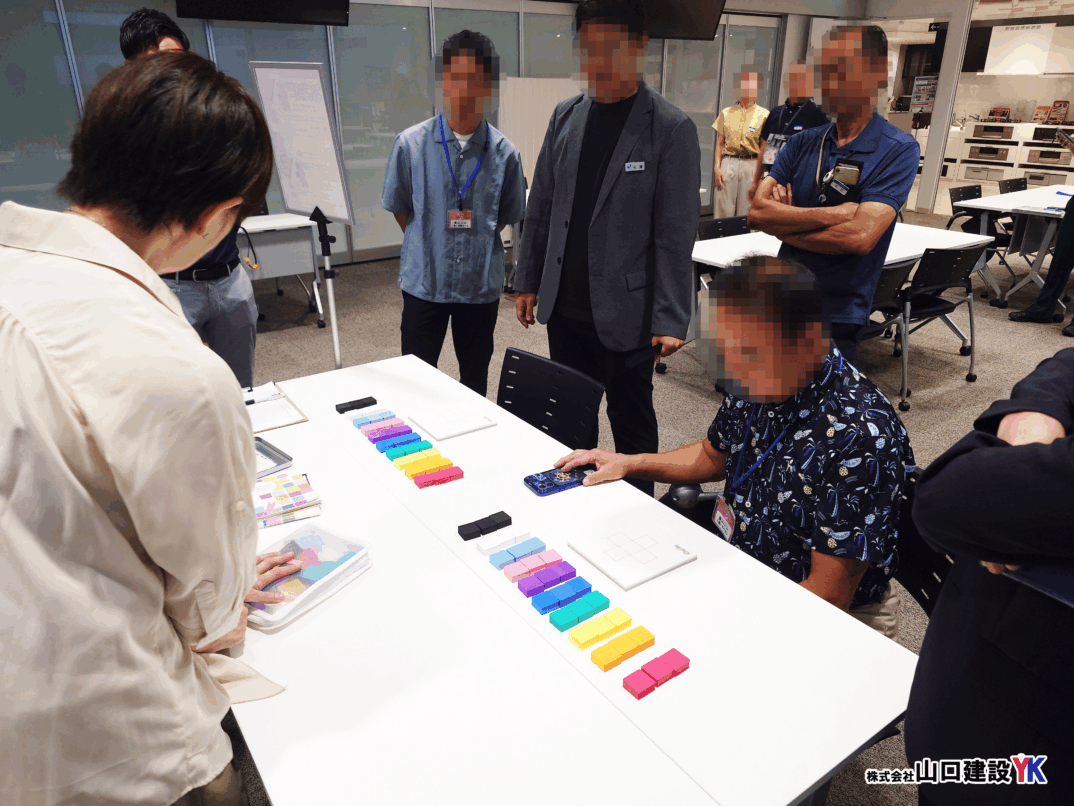 セラピー体験中の様子